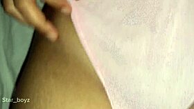 curvy brunette babe rides cock hard in homemade bedroom doggystyle frenzy