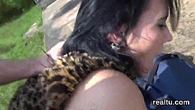 gorgeous czech babe gets seduced shopping then takes hard pov anal pounding