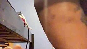 mmm ebony milf teases with strip then deepthroats bbc preview 😏🍫👅💦