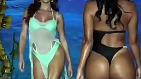 big ass bikini model struts her curves in a steamy revealing photoshoot session