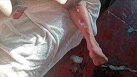 hot latina couple's close-up pissing and cumshot compilation