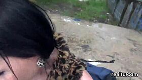 gorgeous czech babe gets seduced shopping then takes hard pov anal pounding