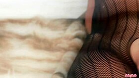 Skinny horny milf with huge pussy lips cheats on hubby getting neighbor's sloppy licking and rough fuck