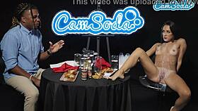 petite milf drenches shaved pussy lips in hot sauce for bbc challenge