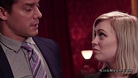 Bound Slaves Take Brutal Anal Threesome Pounding