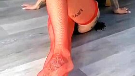 new solo footjob teaser in nylons and leggings magic