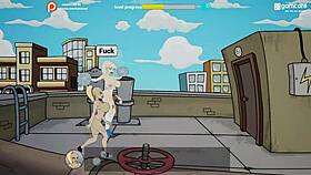 Exploring campus adventures in Fuckerman parody game