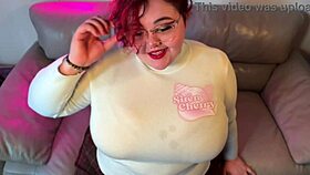 big ass bbw milf cheats with 15 inch anal dildo
