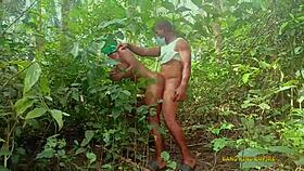 bbw king's wife gets bush pounded by big black cock during village ritual