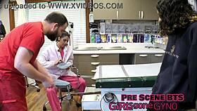 perverted podiatrist aria nicole's shaved feet licked in latex humiliation