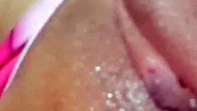 Curvy Colombiana Teases Huge Tits with Dildo Play