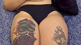 Chubby latina boldly flaunts tight panties cameltoe tease