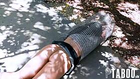 Zac Wild cages Jennifer White for hardcore petite ass pounding and blowjob?