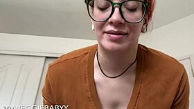 Prostate exam escalates to futa pegging humiliation with huge POV facial cumshot