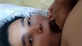 This young latina beauty loves sucking cock passionately