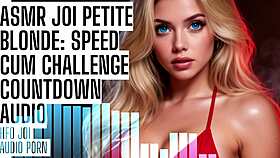 petite blonde asmr joi speeds your cum challenge