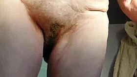 granny rams cucumber deep into her hairy wet beaver