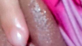 Curvy Colombiana Teases Huge Tits with Dildo Play
