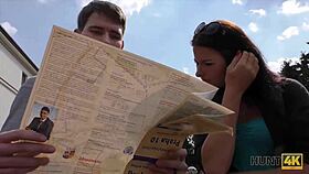 Hot Tourist Pays Cash for Stranger's Hard Fuck on Hidden Cam