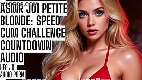 petite blonde asmr joi speeds your cum challenge