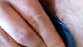 chubby amateur plays fat ass with dildo solo anal toys