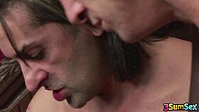 lustful brunette jasmine black surrenders to steamy mmf threesome heat