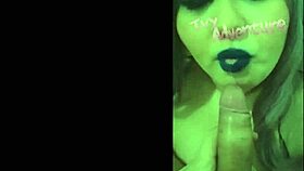 i'm so clumsy spilling cum all over these huge tits, swallowing more loads