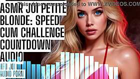 petite blonde asmr joi speeds your cum challenge