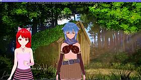 Monster Girl Tower Adult Game Features Big Ass Creampie Titty Fuck Handjob Teasing