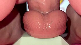 i can't resist riding this massive cock with my tiny redhead pussy