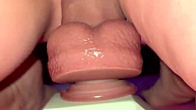 i can't resist riding this massive cock with my tiny redhead pussy