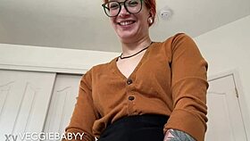 Prostate exam escalates to futa pegging humiliation with huge POV facial cumshot