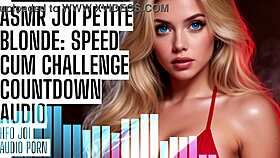 petite blonde asmr joi speeds your cum challenge