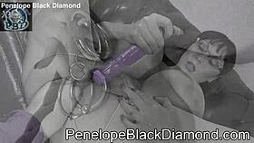 penelope black diamond's feet tease anal with vibrator exploding in orgasm