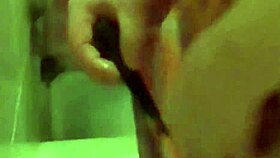 Shaving smooth in shower before next steamy scene.