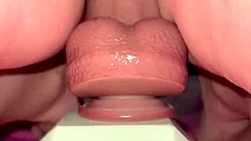 i can't resist riding this massive cock with my tiny redhead pussy