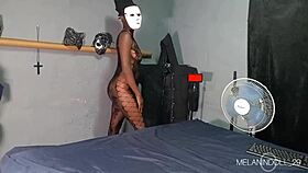 Thick Curvy Ebony Slut Dances Riding Dick Fishnets Pt2
