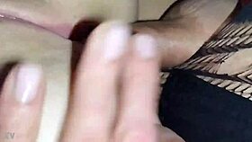 Crazy pantyhose stud pounds shaved teen anal to wild orgasm