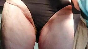 granny rams cucumber deep into her hairy wet beaver