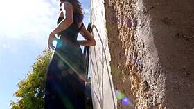 Athletic Asian Milf Muse Hannah Le Drips Wet While Watering Naked Outdoors!