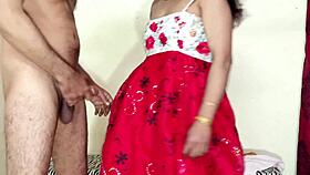Desi couple celebrates holidays with passionate bareback anal doggystyle romp
