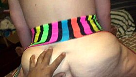 bbw italian mature grinds interracial cock to explosive orgasm