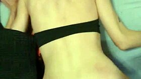 Cheating skinny blonde wife bent over raw fucked in snapchat compilation