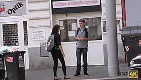 Hot Tourist Pays Cash for Stranger's Hard Fuck on Hidden Cam