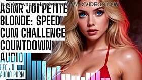 petite blonde asmr joi speeds your cum challenge