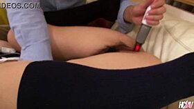 Japanese student Maki OTOHA tempts her tutor into steamy private sex