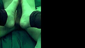 Barefoot Hotwife Delivers Steamy Footjob Cum Compilation