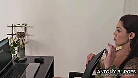 boss fucks sexy punk secretary hard in office break