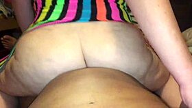 bbw italian mature grinds interracial cock to explosive orgasm