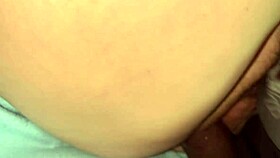 Petite Blonde Amateur Receives Thick Interracial Christmas Creampie in Missionary Close-Up
